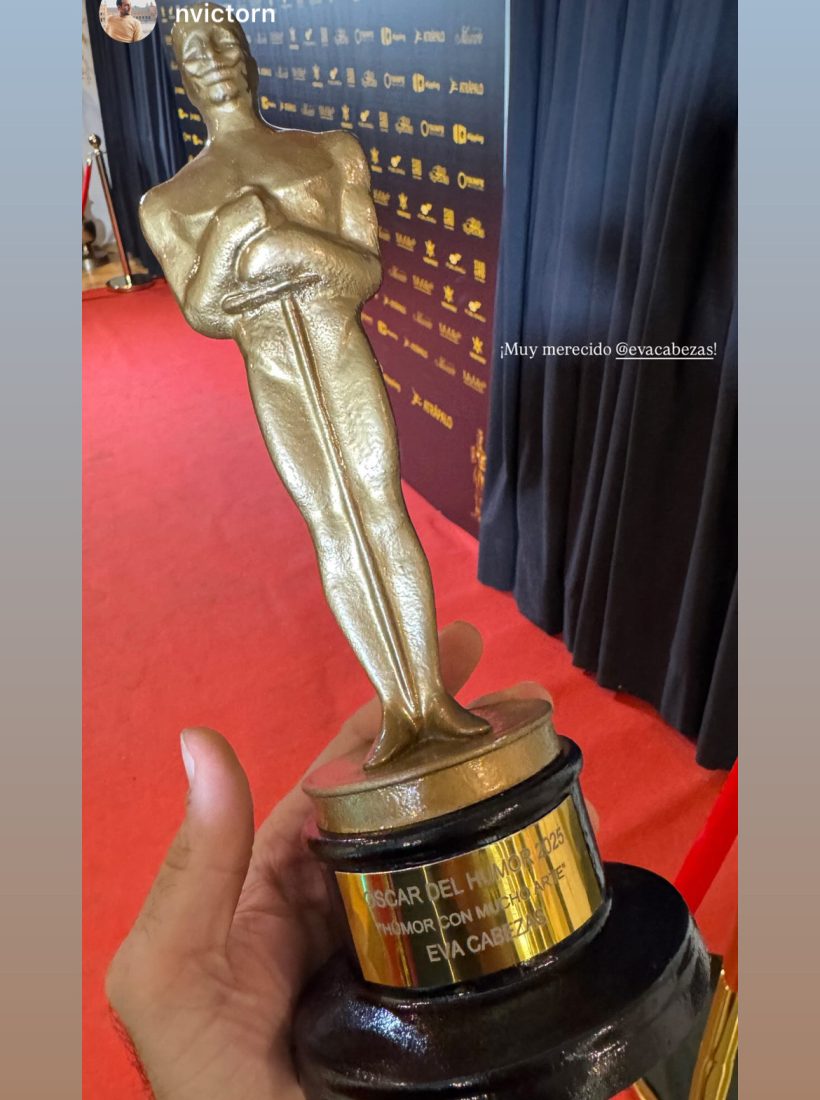 Eva Cabezas recibe el Óscar del Humor 2025